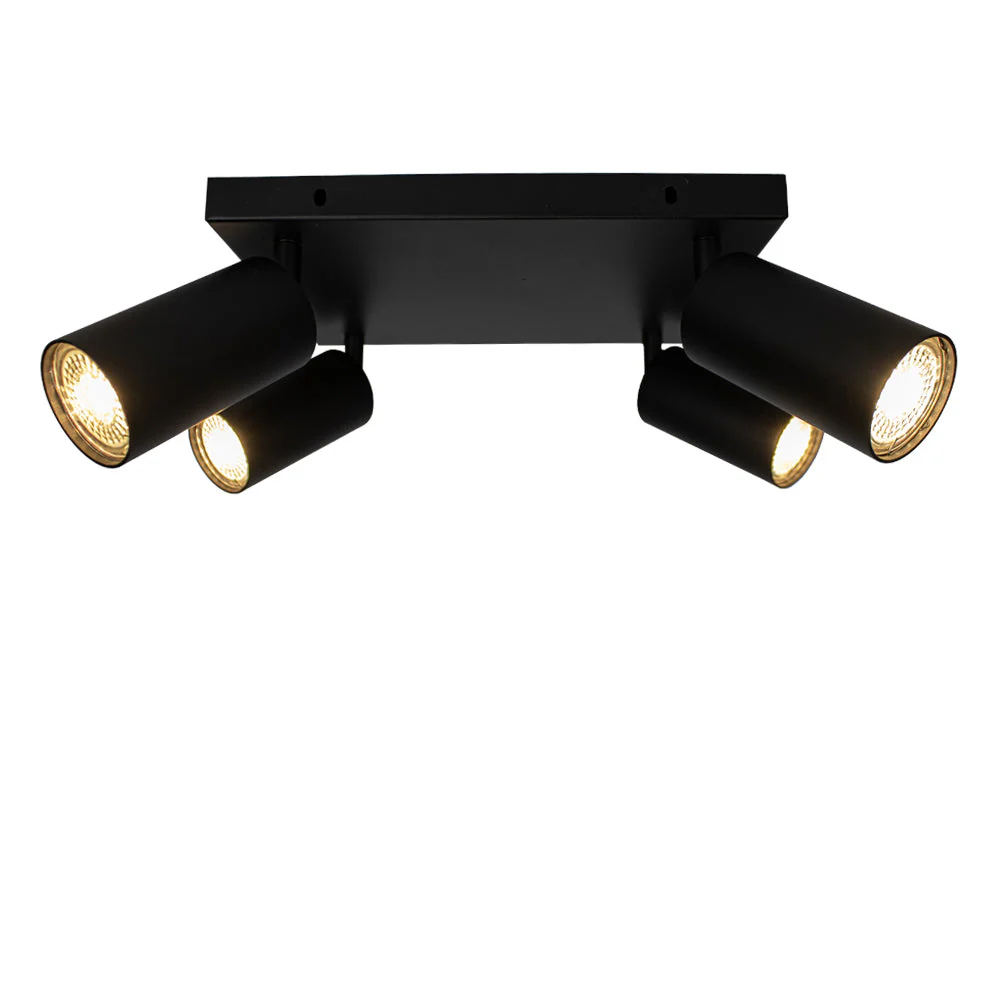 Opbouw plafond spot | Vierkant | Excl. spots | zwart | GU10 fitting - Image 7