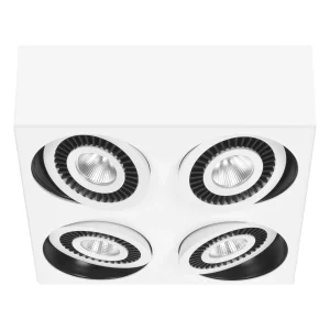 Opbouwspot Eye | Wit | 4-lichts | 2700K | 4x 5 Watt | Dimbaar