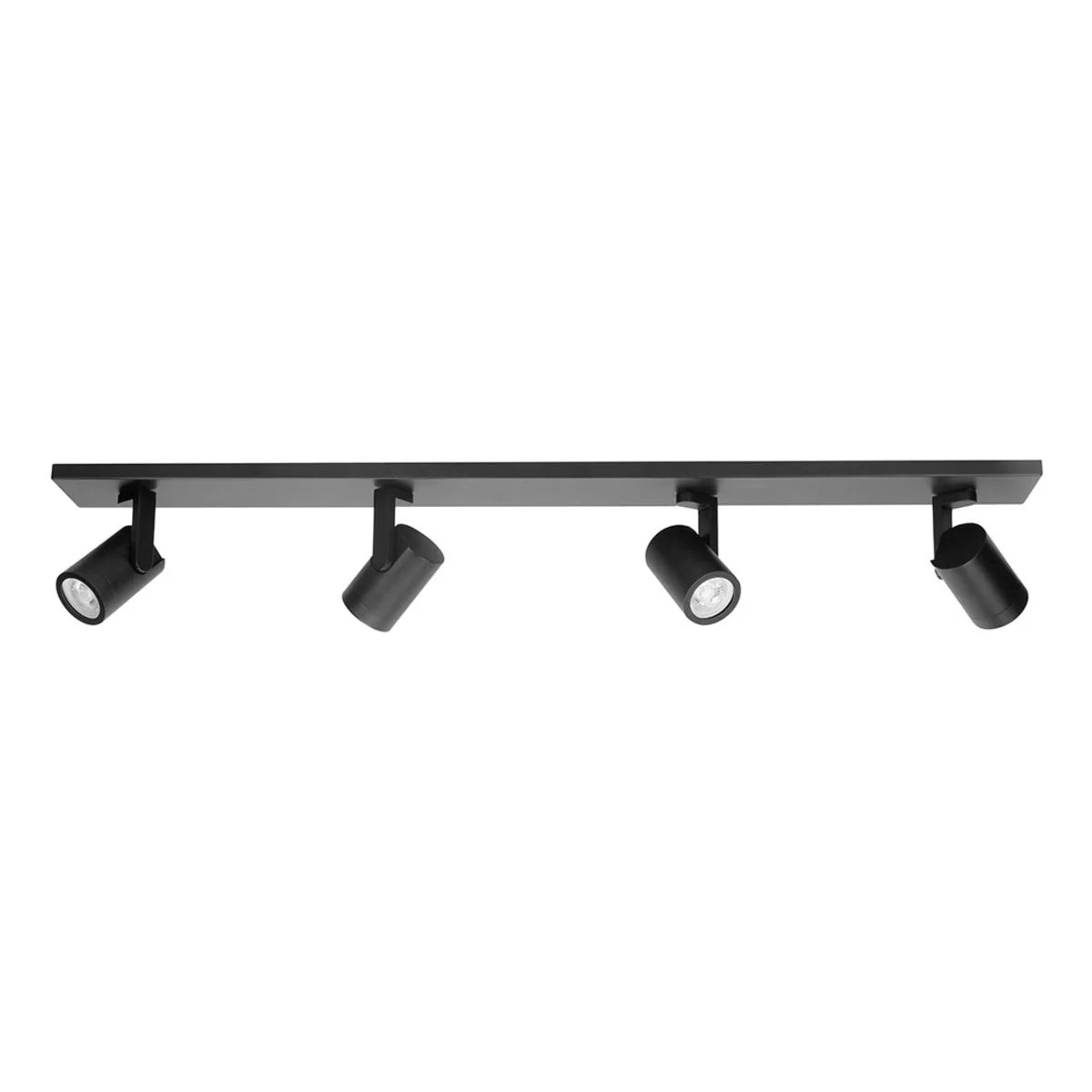Opbouwspot Aston | Zwart Metaal | GU10 | 4-voudig | 91,5cm