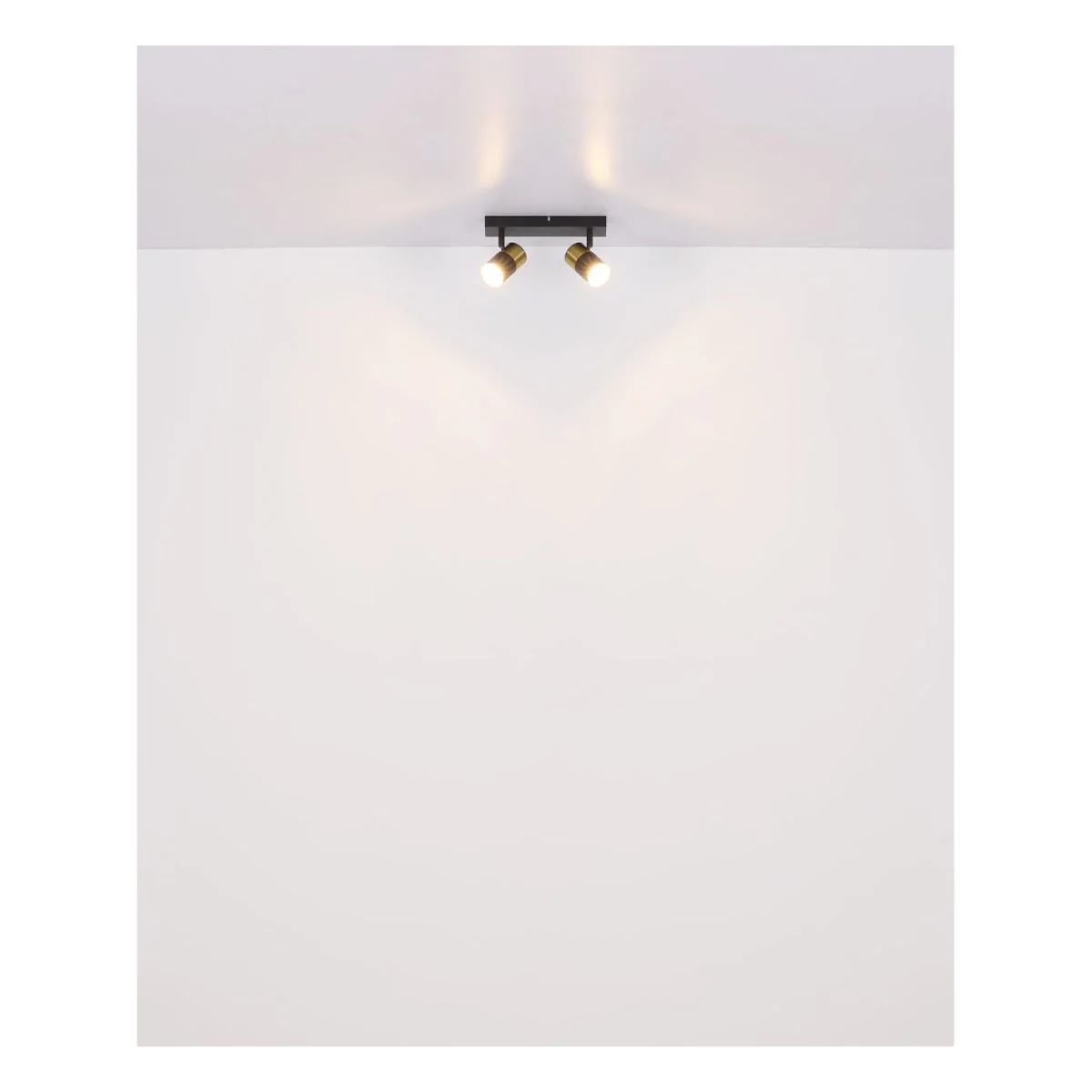 Opbouwspots BRISBON 2-lichts GU10 41cm Zwart - Image 9