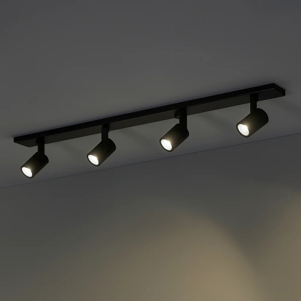 Opbouwspot Aston | Zwart Metaal | GU10 | 4-voudig | 91,5cm - Image 3